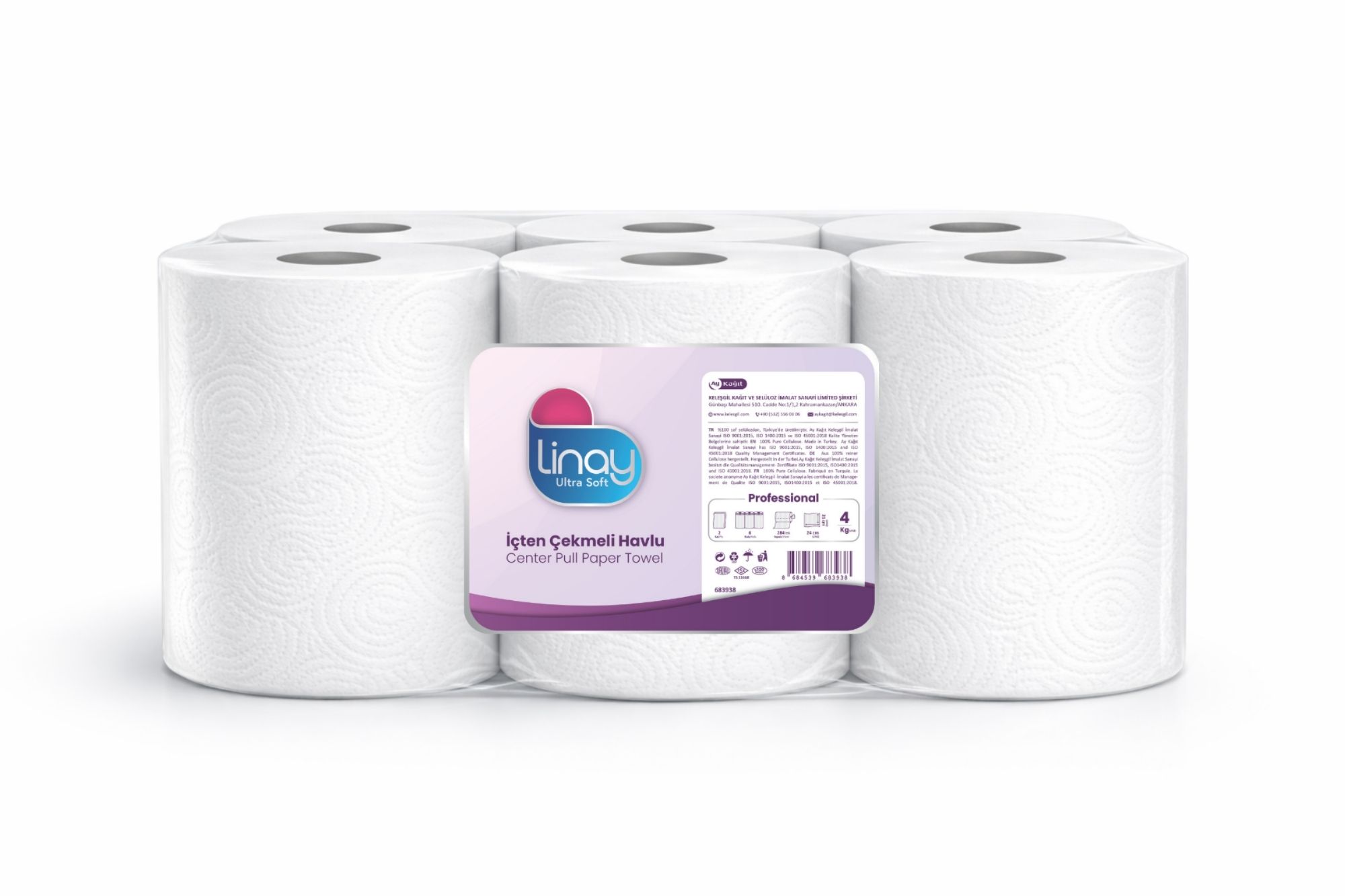 Linay Professional İçten Çekmeli Havlu 4 kg